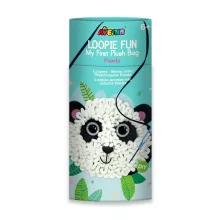 Táska készítés varrással és horgolással: panda (Avenir)