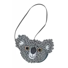 Táska készítés varrással és horgolással: koala (Avenir)
