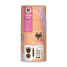 Táska készítés varrással és horgolással: szarvas (Avenir)