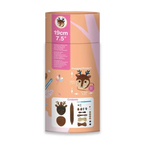 Táska készítés varrással és horgolással: szarvas (Avenir)