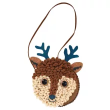 Táska készítés varrással és horgolással: szarvas (Avenir)