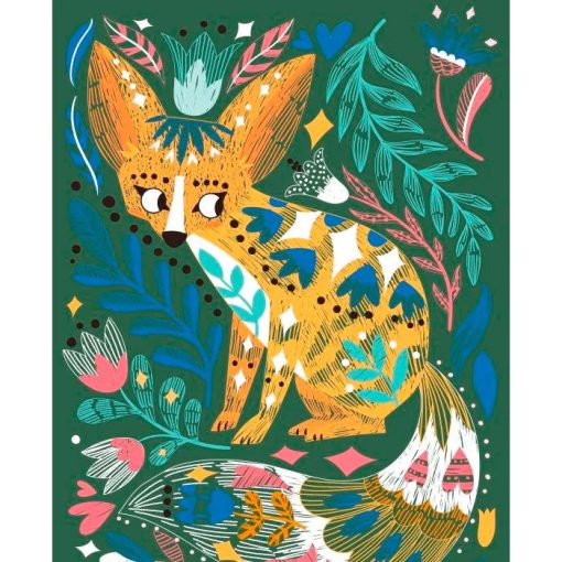 Karckép könyv: A4 méretű, varázslatos állatok (Avenir)