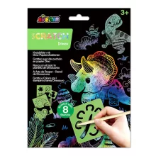Karckép készítés stencillel: dinoszaurusz (Avenir)