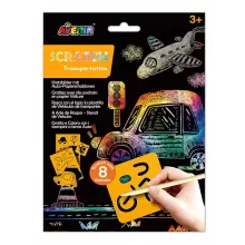 Karckép készítés stencillel: közlekedés (Avenir)