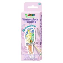 Vízzel festő kreatív könyvjelző készlet: madarak (Avenir)