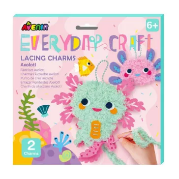 Puha charm készítő kreatív készlet: Axolotl (Avenir)