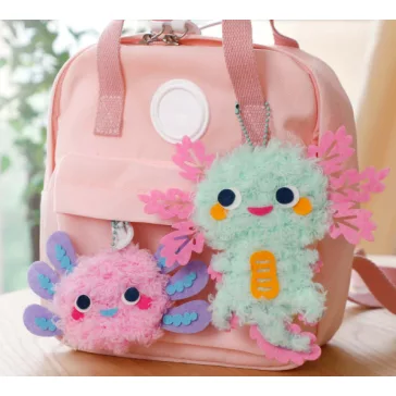 Puha charm készítő kreatív készlet: Axolotl (Avenir)
