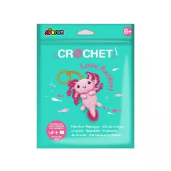 Kulcstartó készítő horgoló készlet: Axolotl (Avenir)