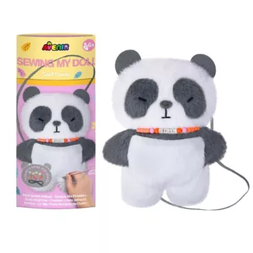 Varrható plüss nyaklánccal: Panda (Avenir)