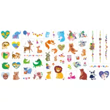 Arcmatrica és tetováló készlet: Állatok (Avenir)