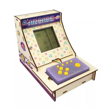   Mini összeépíthető Arcade játékgép: 12 játékkal (BUKI)
