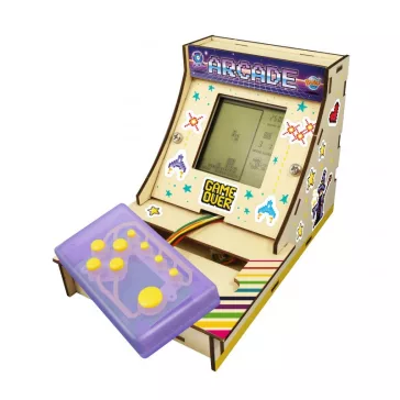   Mini összeépíthető Arcade játékgép: 12 játékkal (BUKI)