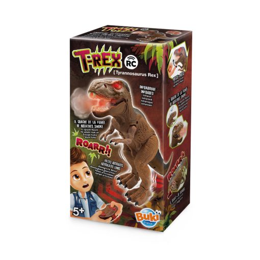 Távirányítós T-Rex füst és fény efekttel BUKI