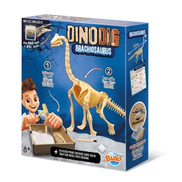 Dínó csontváz felfedező készlet: Brachiosaurus (BUKI)