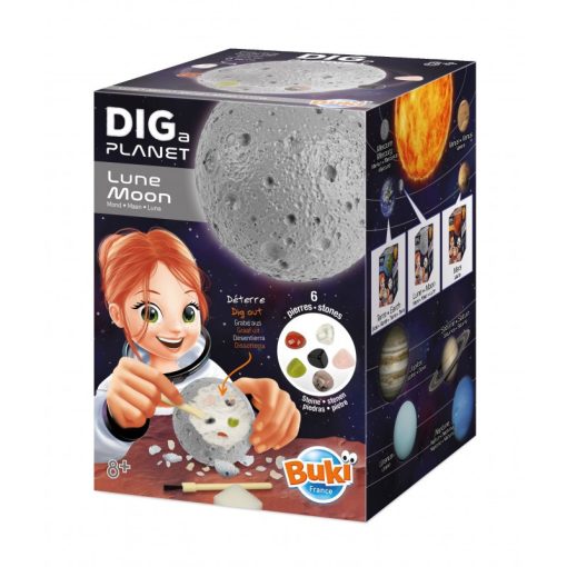 Kőzet felfedező készlet: Hold (BUKI)