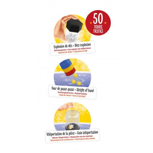 Lenyűgöző varázslatok bűvésztrükk készlet (BUKI)