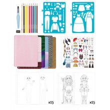 Divattervező füzet: manga stílus (BUKI)