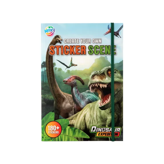Moxy dinoszauruszos matricázó füzet 180+ matricával Grafix Moxy dinoszauruszos matricázó füzet 180+ matricával Grafix
