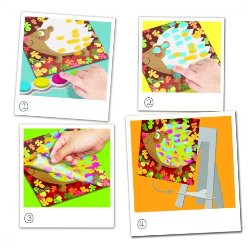 Ujjfestés: színes állatok (CreaLign)