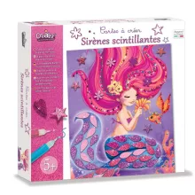 Csillogó sellők kreatív készlet matricákkal és glitterrel (CreaLign)