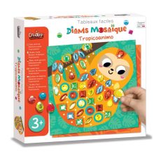 Csillogó kövek mozaikkép készítő: trópusi állatok (CreaLign)