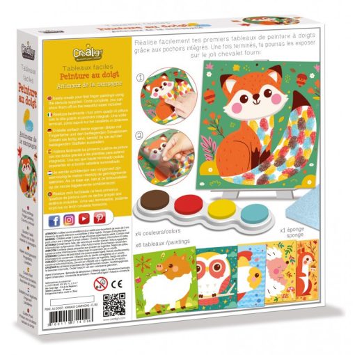 Ujjfestés: erdei állatok (CreaLign)