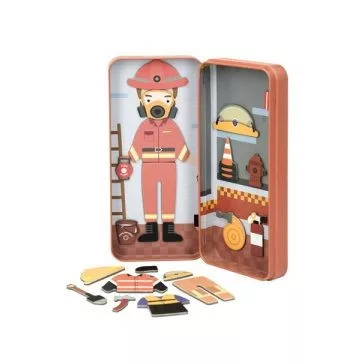Mágneses puzzle játék, Tűzoltó MierEdu