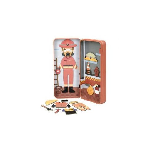 Mágneses puzzle játék, Tűzoltó MierEdu