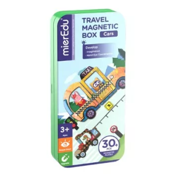 Mágneses puzzle játék, Autók MierEdu