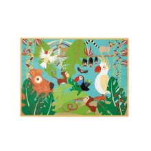 Dzsungeles puzzle 100 db-os Scratch Europe