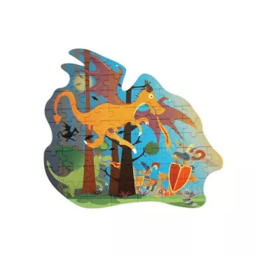 Forma puzzle 60 db-os - Sárkányok - Scratch Europe