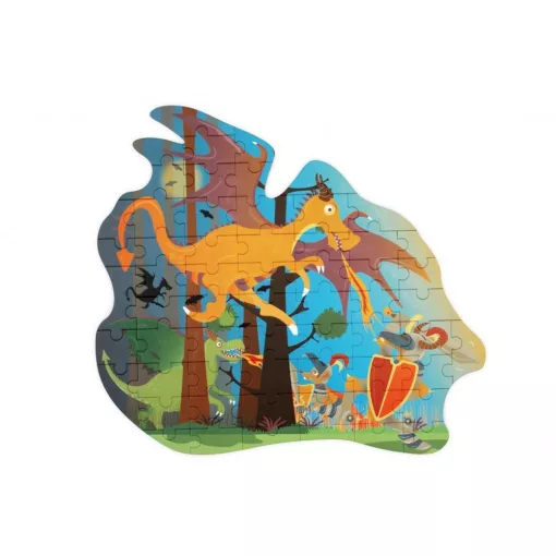 Forma puzzle 60 db-os - Sárkányok - Scratch Europe