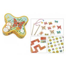 Készségfejlesztő játék -Pillangók -Dominó, memória, mágneses horgászat Scratch Europe