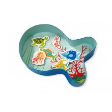 Készségfejlesztő játék -Halacskák -Dominó, memória, mágneses horgászat Scratch Europe