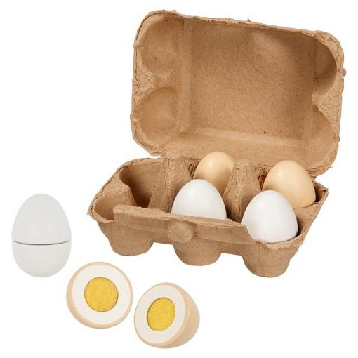 Tépőzáras tojás fából (GOKI) GK51511