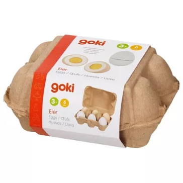 Tépőzáras tojás fából (GOKI) GK51511