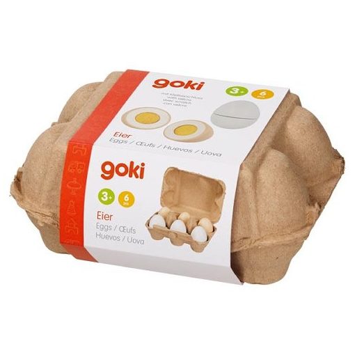 Tépőzáras tojás fából (GOKI) GK51511