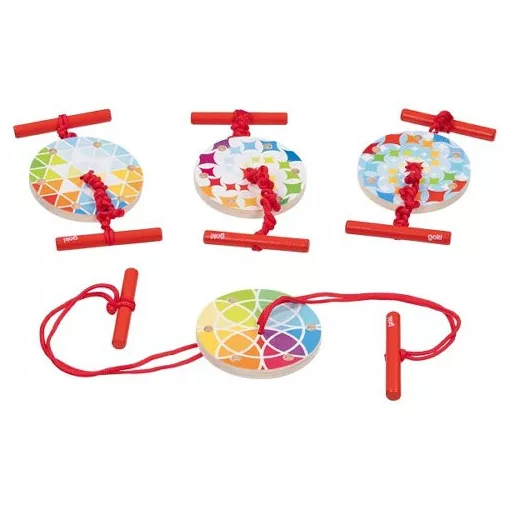 Színkavalkád pörgető fajáték (GOKI) GK62883