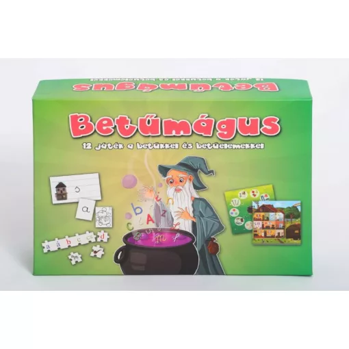 Betűmágus: 12 játék a betűkkel és betűelemekkel