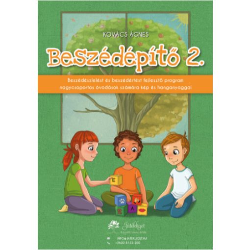 Beszédépítő 2. - Beszédészlelést és beszédértést fejlesztő program 6-8 éveseknek ISBN 978-615-00-806