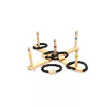 Ügyességi játék: Karikadobáló játék fából (BS Toys)