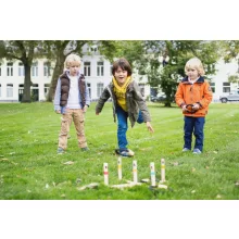 Ügyességi játék: Karikadobáló játék fából (BS Toys)