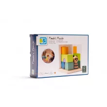 Panda kirakós, térbeli tájékozódást fejlesztő, fa játék (BS Toys)