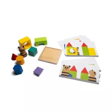 Panda kirakós, térbeli tájékozódást fejlesztő, fa játék (BS Toys)