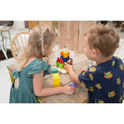 Panda kirakós, térbeli tájékozódást fejlesztő, fa játék (BS Toys)
