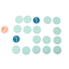 Óriás memóriajáték: Édességek (BS Toys)