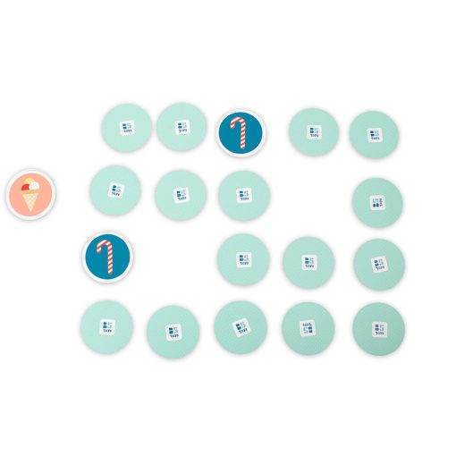 Óriás memóriajáték: Édességek (BS Toys)