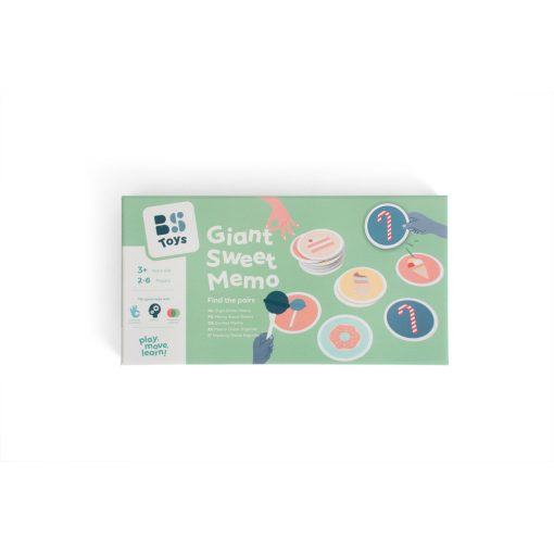 Óriás memóriajáték: Édességek (BS Toys)