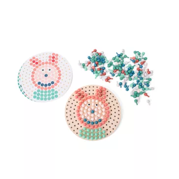 Pötyis mozaikkirakó (BS Toys fa játék)