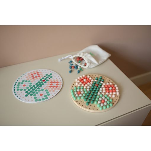 Pötyis mozaikkirakó (BS Toys fa játék)